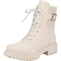 Rieker Snørestøvletter lysebeige
