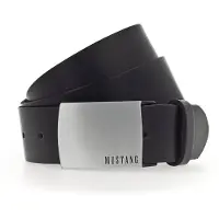 Mustang Bælte sort / sølv