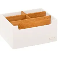 5 Five organizer i bambus til kosmetik, 5 rum