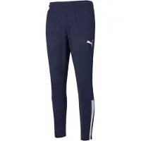 Puma Træningsbukser teamLIGA - Navy/Hvid, størrelse Small