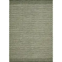 Chhatwal & Jonsson Mahi gulvtæppe 200x300 cm Offwhite/Green