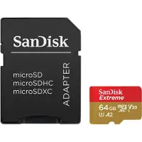 SanDisk Extreme MicroSD/SD - 170MB/s - 64GB