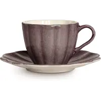 Mateus Oyster kop med underkop 25 cl Plum