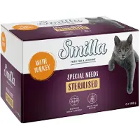 Smilla Økonomipakke: 24 x 100 g Sterilised bakker - Kalkun