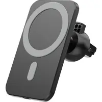Mtp Products iPhone 12/13/14/15/16/17/Air Magnetisk Trådløs Oplader / Mobilholder til Luftkanal SZDJ N16 - 15W