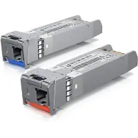 Ubiquiti - SFP (mini-GBIC) transceiver modul - 10GbE - 10GBASE-BiDi - LC enkelttilstand - op til 10 km - 1270 nm / 1330 nm (pakke med 2)