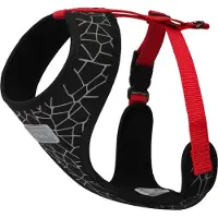 Rukka Cube Mini Hundesele, rød - Str. L: 48 - 72 cm brystvidde