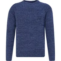 Barbour Striktrøje Lammeuld Navy Blå Mørkeblå måle