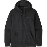 Patagonia - Sweatshirts - Fitz Roy Icon Uprisal Hoody Ink Black til UnisexBomuld - Størrelse S - Sort
