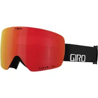 Giro Contour RS Vivid, Unisex, Cylindrisk (flad) linse, Sort, Rød, One size