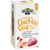 Greenwoods Joy Kyllingefilet med Kalv - Økonomipakke: 24 x 85 g