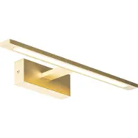 QAZQA Væglampe messing 41,5 cm inkl. LED IP44 - Jerre