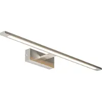 QAZQA Stål væglampe 62 cm inkl. LED IP44 - Jerre