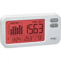 TFA-Dostmann TFA AIRCO2NTROL COACH - Thermo-hygro-CO2 måler - digital - hvid