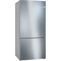 Bosch Serie | 4 KGN86VIEA - Køleskab/fryser - bund-fryser - bredde: 86 cm - dybde: 81 cm - højde: 186 cm - 631 liter - Klasse E - inox-easyclean