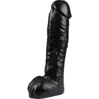 All Black Helsort Dildo 29 cm