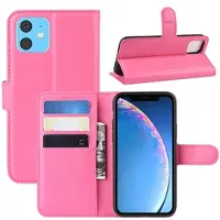 Mtp Products iPhone 11 Pung Taske med Magnetisk Lukning - Hot Pink