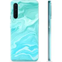 Mtp Products OnePlus Nord TPU Cover - Blå Marmor
