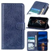 Mtp Products Samsung Galaxy A21s Pung Taske med Magnetisk Lukning - Blå
