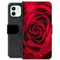 Mtp Products iPhone 12 Premium Flip Cover med Pung - Rose