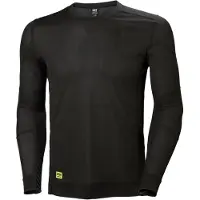 Helly Hansen Workwear Lifa crewneck undertrøje 75105 sort str. M