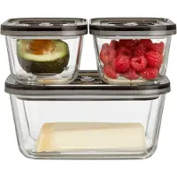 Caso VacuBoxx Eco-Set, Beholder til vakuumforsegling, 1,5 L, 145 mm, 200 mm, 95 mm, 900 g