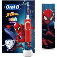 Oral-B D100 Spiderman Elektrisk Tandbørste Med Etui
