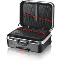 Knipex BIG Basic Move, Værktøjskasse, Acrylonitrilbutadienstyren, Aluminium, Sort, 33 L, 20 kg, Kombinationslås