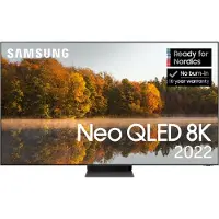 Samsung QE55QN700BT - 55 Diagonal klasse QN700B Series LED-bagbelyst LCD TV - Neo QLED - Smart TV - Tizen OS - 8K (4320p) 7680 x 4320 - HDR - Quantum Dot, Quantum Mini LED - rustfrit stål