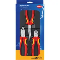 Knipex 00 20 12, Rød, Gul, 170 mm, 40 mm, 370 mm, 960 g, 3 værktøjer