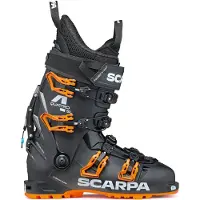 Scarpa - Skistøvler herre - 4-Quattro SL Black Orange til UnisexAluminium - Størrelse 46 - Sort
