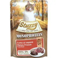 Stuzzy Grain Free Monoprotein bøf vådfoder til katte 85 gr