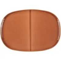 Heirol x Nosse Svelte tallerken oval 30 cm Terracotta
