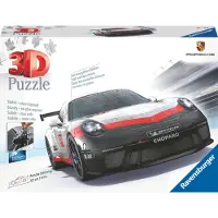 Ravensburger Puslespil - 136 Brikker - 3D - Porsche GT3 Cup - - OneSize - Puslespil
