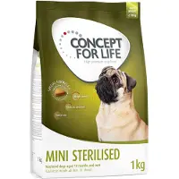 Concept for Life Økonomipakke - Flere store poser - Mini Sterilised (4 x 1 kg)