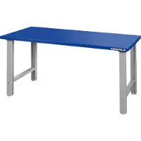 Bahco Stål Tung Industri Arbejdsbord Med 4 Ben 1500 Mmx750 Mmx1030 Mm