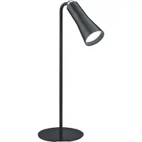 TRIO Moderne bordlampe sort genopladelig 3-trins dæmpbar - Samuel
