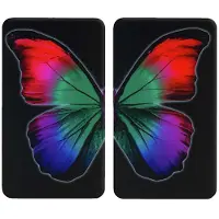 Wenko Glasbeskyttelsesplader BUTTERFLY BY NIGHT - 2 stk,