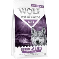 Wolf of Wilderness MINI "Soft Silvery Lakes" Frilandskylling & And KORNFRI - Økonomipakke: 5 x 1 kg
