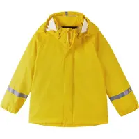Reima - Under 6 år - Raincoat Lampi Yellow til UnisexUld - Børnetoj Størrelse 128 cm - Gul