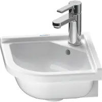 Duravit Starck 3 vask 44 cm hjørnemodel