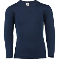Engel Bluse - Uld/Silke - Navy - - 2 år (92) - Bluse