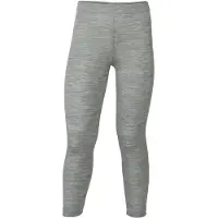 Engel Leggings - Uld/Silke - Gråmeleret - - 4 år (104) - Leggings - Uld
