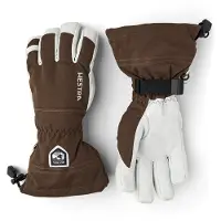 Hestra Army Leather Heli Ski, skihandsker, brun