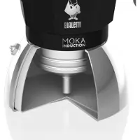 Bialetti Moka Express Svart Mokabryggare För Induktion 6 Koppar