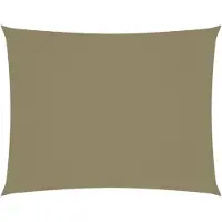 vidaXL solsejl 2x3,5 m rektangulær oxfordstof beige