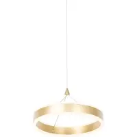 QAZQA Pendellampe messing 30 cm inkl. LED 3-trins dæmpbar - Lyani