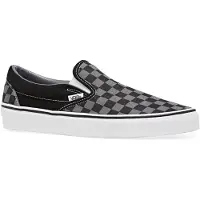 Vans Sko - Classic Slip-On - Checkerboard - Sort/Pewter - - 38,5 - Sko