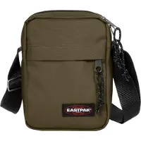 Eastpak Skuldertaske 'The One' oliven / rød / sort / hvid