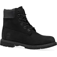 Timberland Timberlandtil kvinder. TB08658A0011 6 Inch Premium vandtæt læder snørestøvle sort (38 W), Fast, Blonder, Casual
